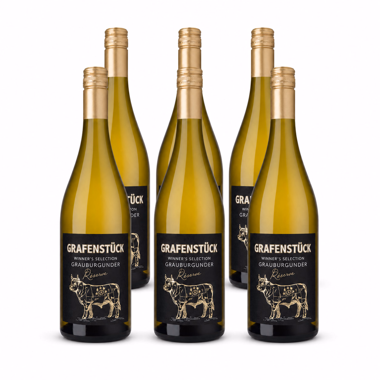 Grafenstück Winner’s Selection Grauburgunder Réserve – Mehrflaschenansicht