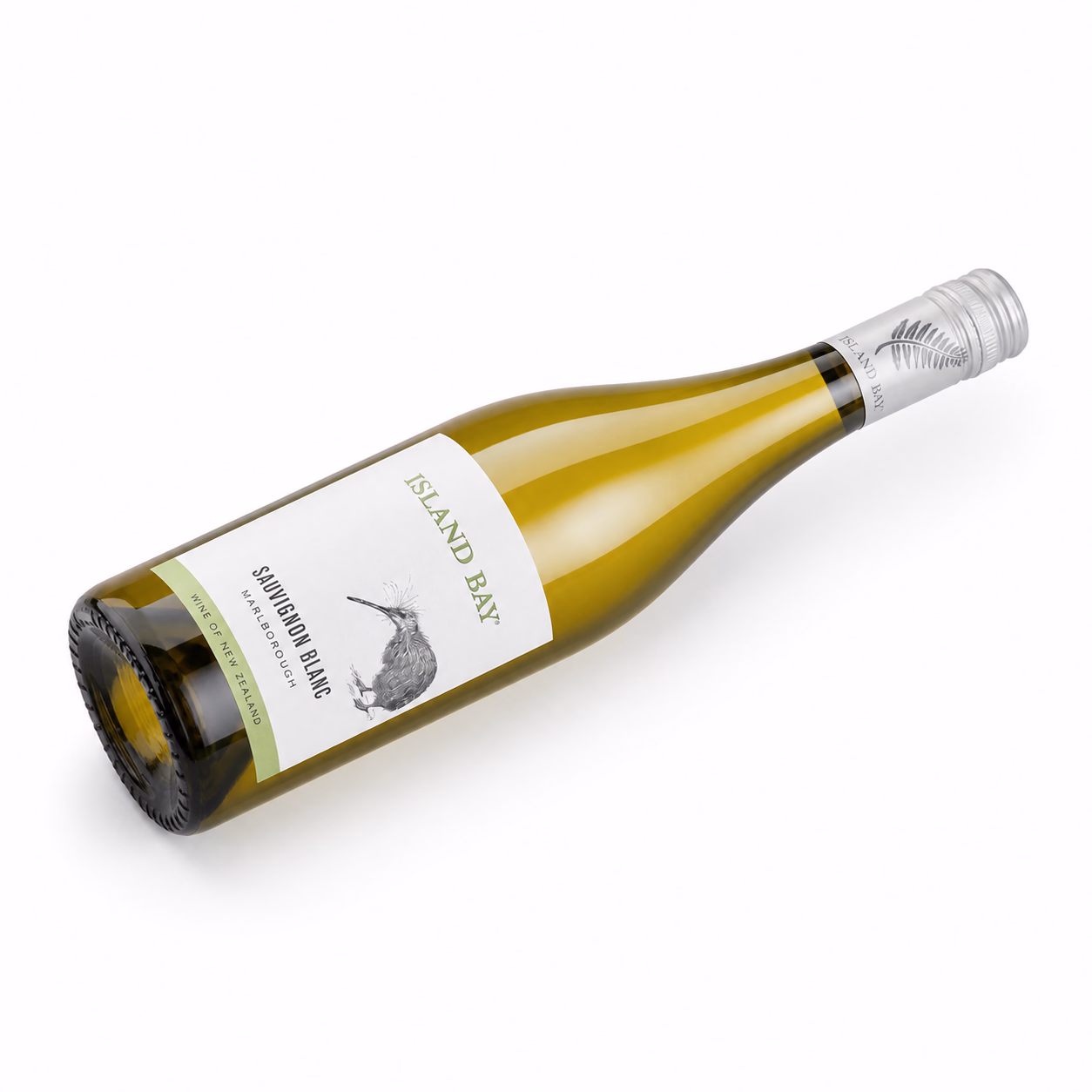 Island Bay Sauvignon Blanc 2025 – Flasche liegend