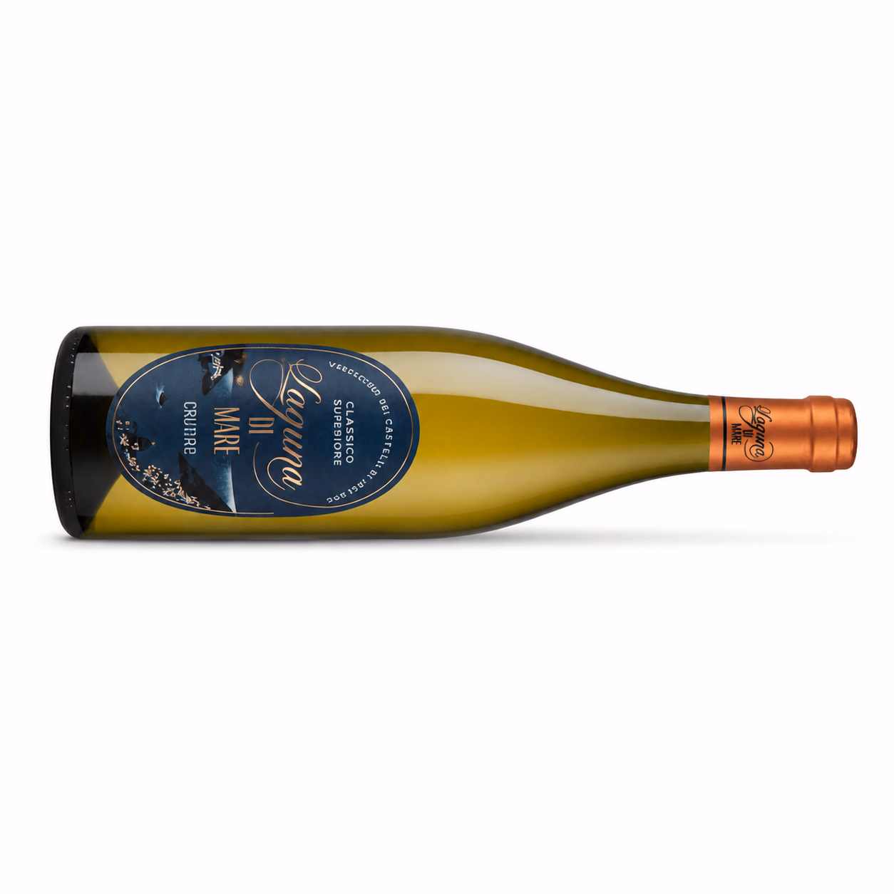 Laguna di Mare Verdicchio Superiore Cru – Flasche liegend
