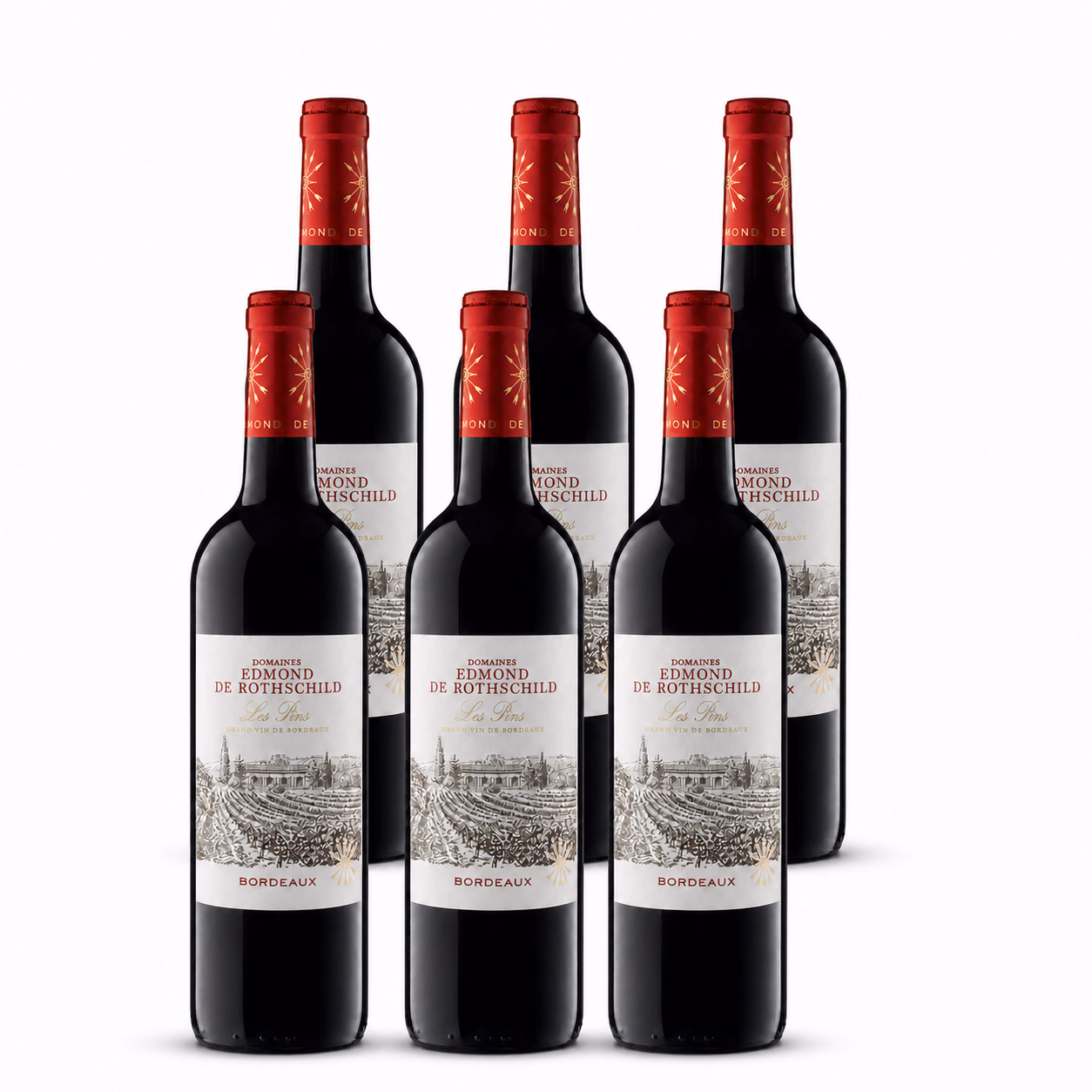Les Pins Bordeaux AOP 2022 – Mehrflaschenansicht