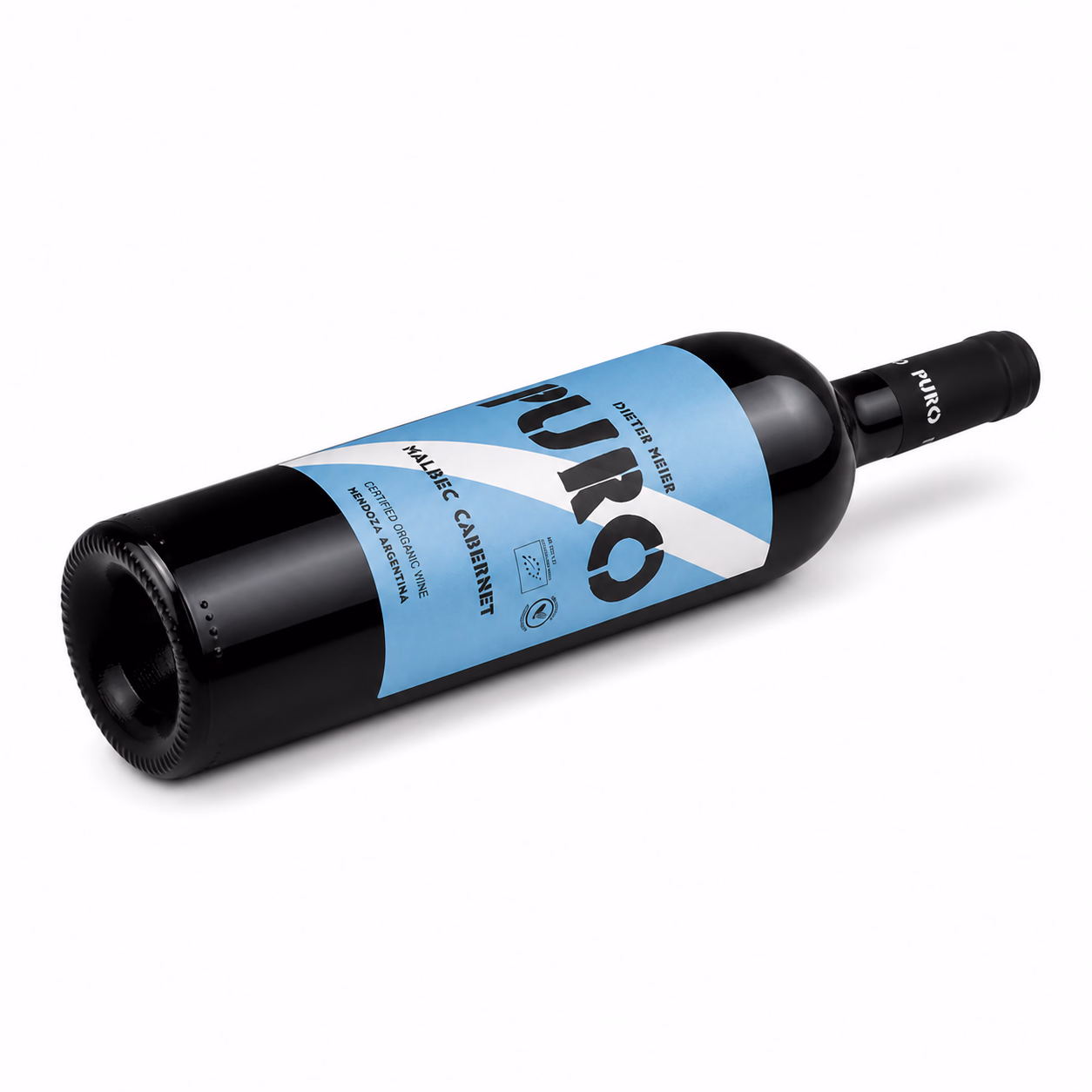 Puro Malbec Cabernet Bio 2024 – Flasche liegend