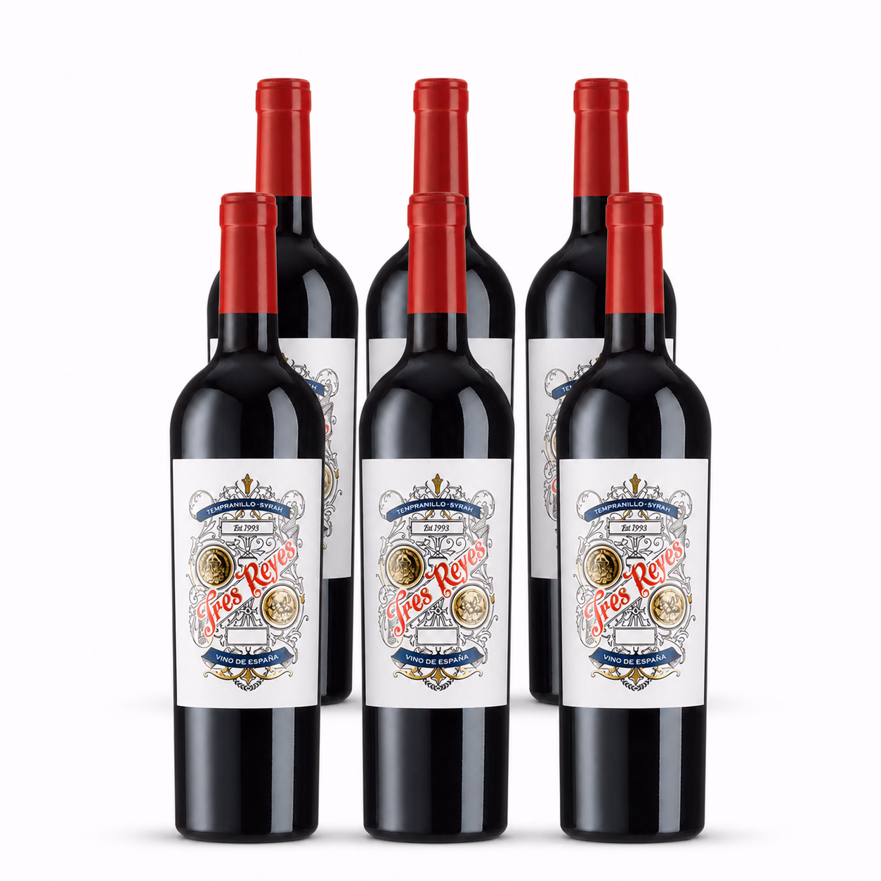 Tres Reyes Tempranillo-Syrah 2022 – Mehrflaschenansicht