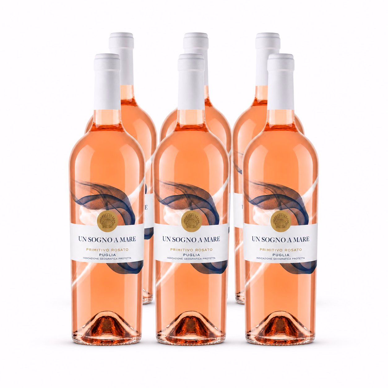 Un Sogno a Mare Primitivo Rosato – Mehrflaschenansicht